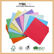 5 пастельных тонов Цветная бумага для упаковки бумаги с офсетной бумагой с древесной пульпой